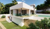 Aannemer Costa Blanca - Nieuwbouw Altea Avenida Denia- render side