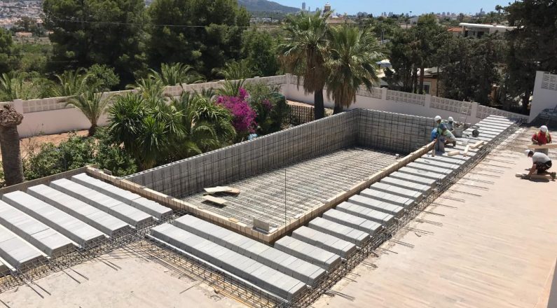 Bouw Infinity Zwembad - Alfaz del Pi